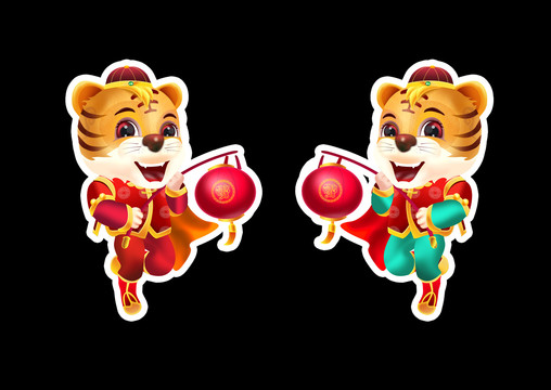 虎年門(mén)貼