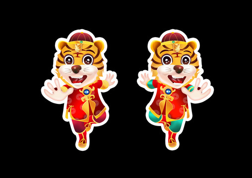 虎年門貼