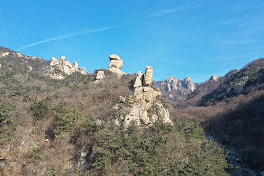 青岛崂山北九水潮音瀑冰瀑