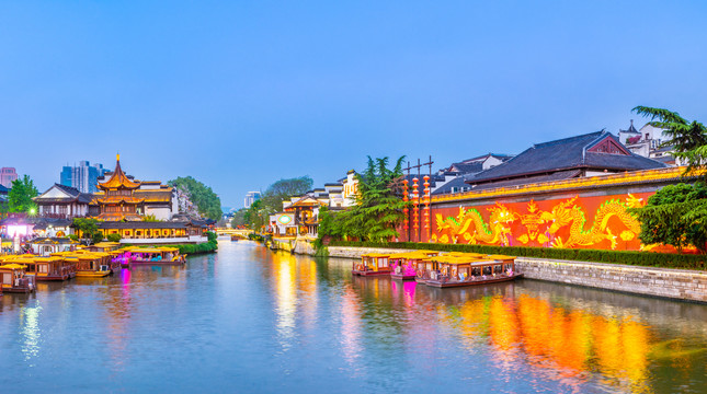 南京夫子庙夜景