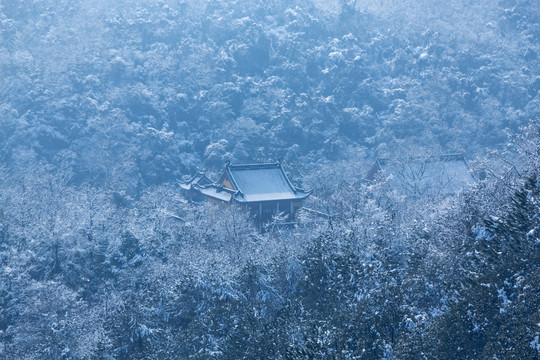 灵隐寺雪霁