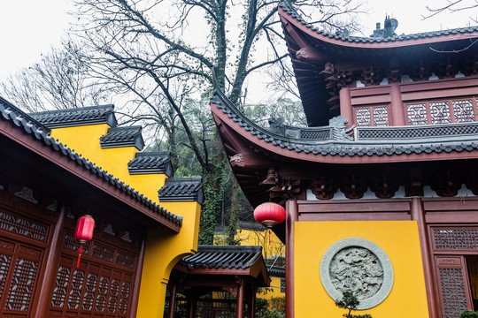 杭州永福寺雪霁