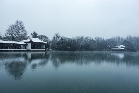 杭州浴鹄湾雪霁