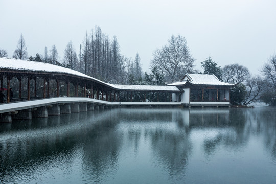 杭州浴鹄湾雪霁