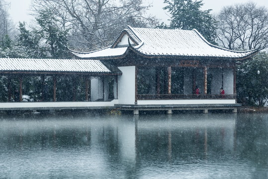 杭州浴鹄湾雪霁