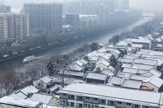 杭州香积寺雪霁