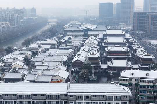 杭州香积寺雪霁