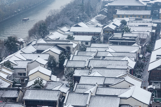 杭州香积寺雪霁