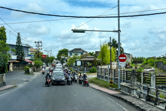 东南亚巴厘岛大街小巷