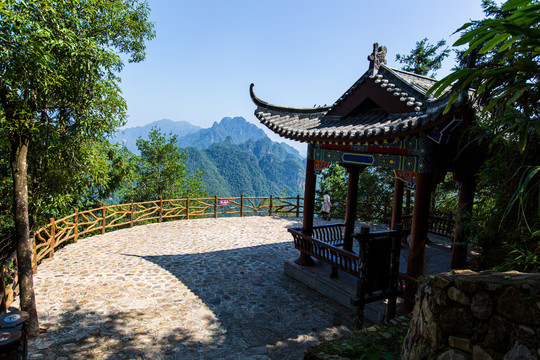 平南北帝山旅游风景区休息亭