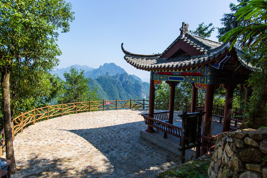 平南北帝山旅游风景区休息亭