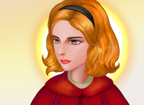 美女插畫