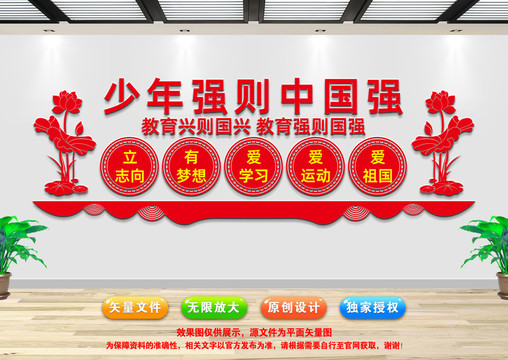 少先隊背景墻