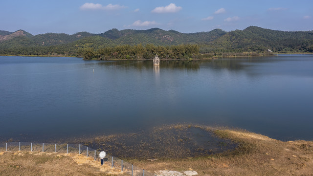 广东江门台山水中碉楼