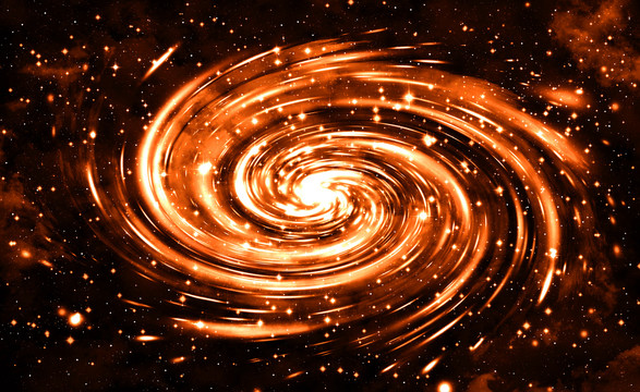 金色漩渦星空