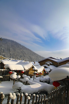 牡丹江雪乡雪谷东北旅游冬季