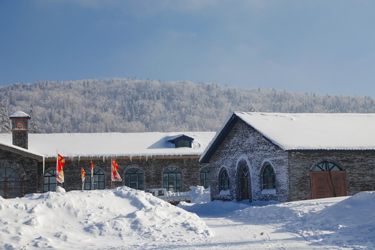 牡丹江雪乡雪谷东北旅游冬季