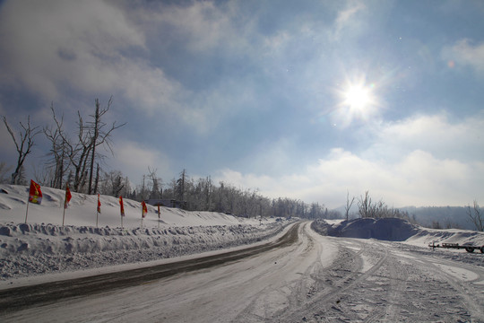 牡丹江雪乡雪谷东北旅游冬季