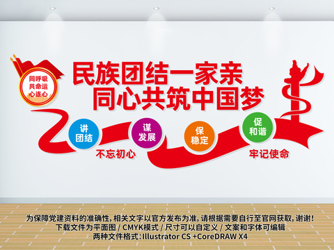 民族團結展板