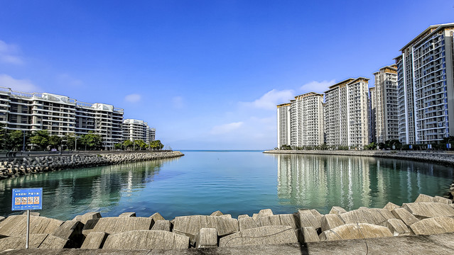 中国海南省海花岛建筑风景