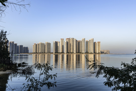 中国海南省海花岛建筑风景