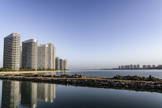 中国海南省海花岛建筑风景