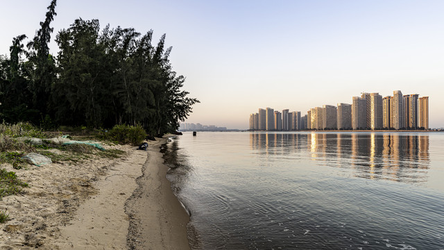 中国海南省海花岛建筑风景