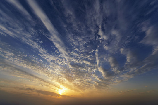 日出日落天空彩霞素材