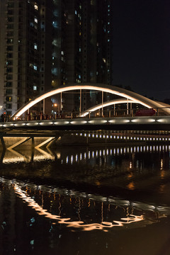 上海昌平路桥夜景