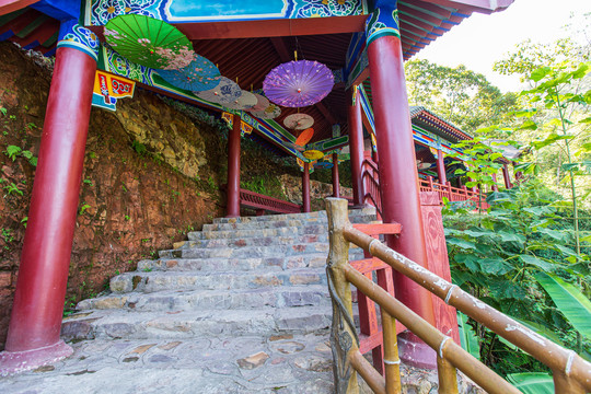 北帝山旅游风景区步道长廊