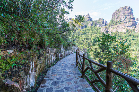 北帝山旅游风景区游览步道