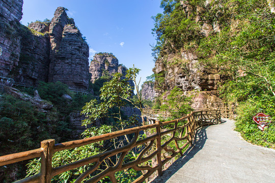 北帝山旅游风景区观光栈道