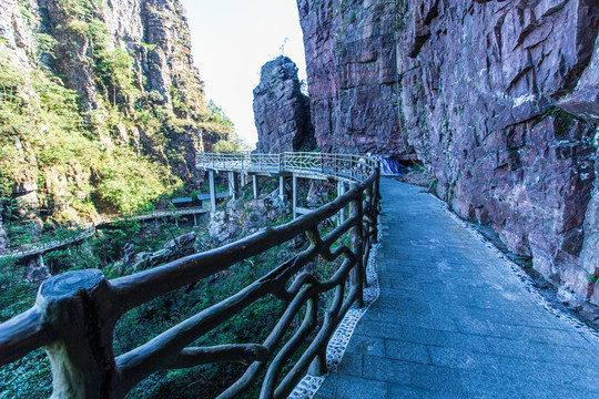 北帝山旅游风景区观光栈道