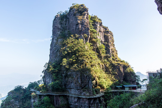 北帝山旅游风景区盘山栈道