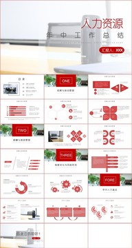 人力資源年中工作總結(jié)PPT