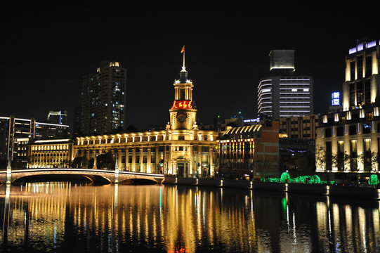 苏州河夜景