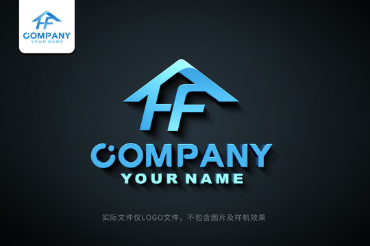 HF字母FH标志