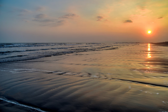 海滩日落