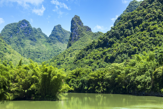 蓝天青山绿水