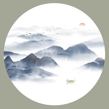 山水纹