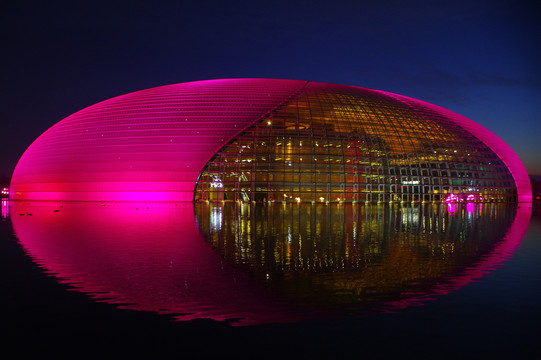 北京国家大剧院夜景