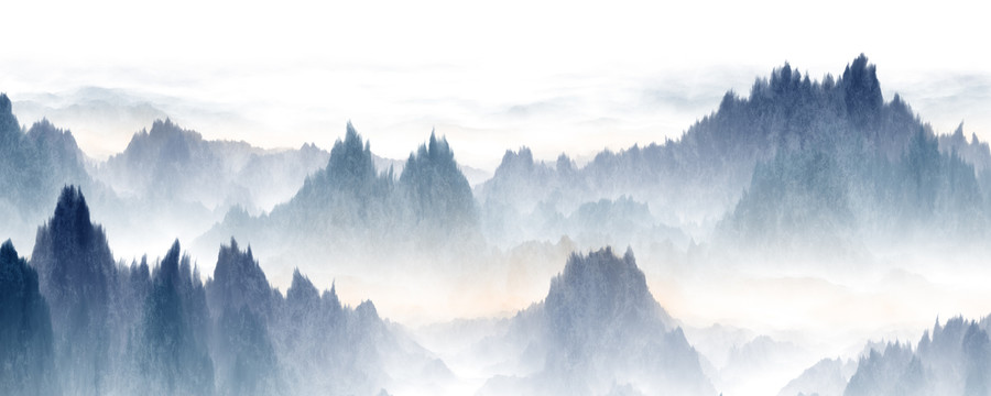 背景墻水墨山水