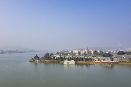 浙江杭州建德梅城江景