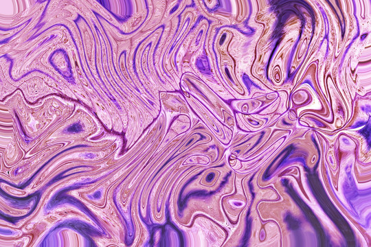 紫色抽象画