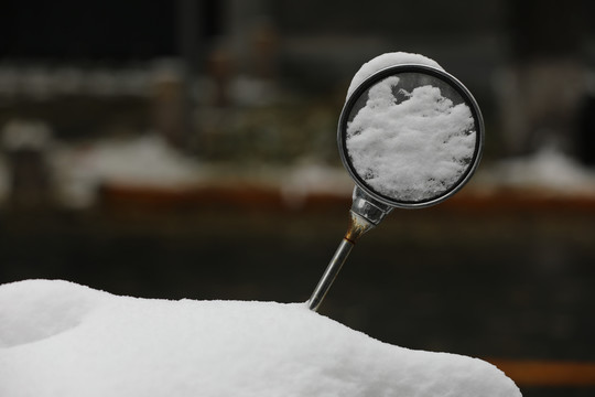 雪后街边小景