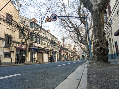 上海老街徐汇区街道