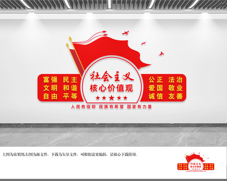 核心價值觀文化墻