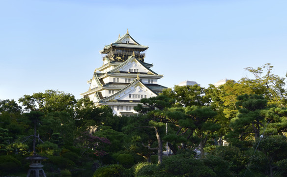 日本大阪的天守阁