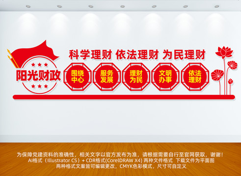 財政文化墻