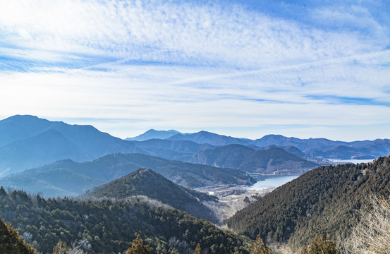 天津蓟县泥河村冬季风光